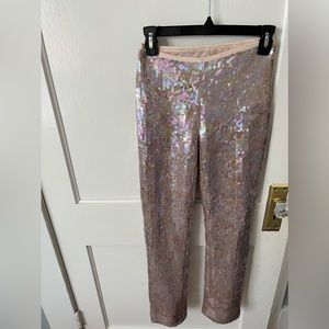 Rebecca Taylor Sequin Slacks size 2 perfect condition!